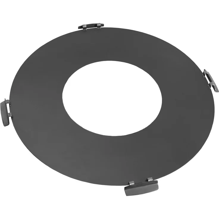 Rostfreie Grillplatte für Feuerschale 82 cm mit vier Griffen Grillrost