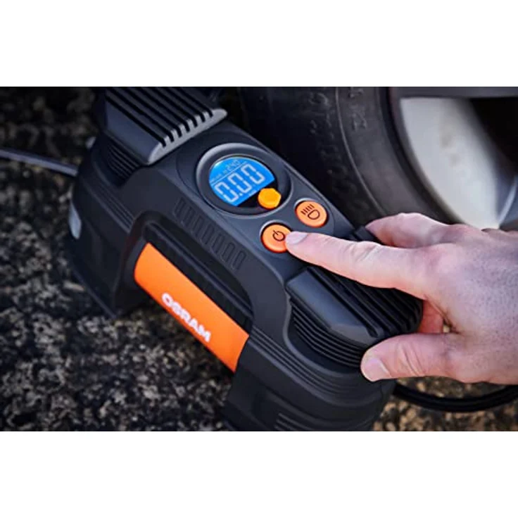 Osram Auto OTI830 Kompressor 5.5 bar Automatische Abschaltung, Digitales Display, mit Arbeitslampe, mit Powerbank-Funktion – Bild 8