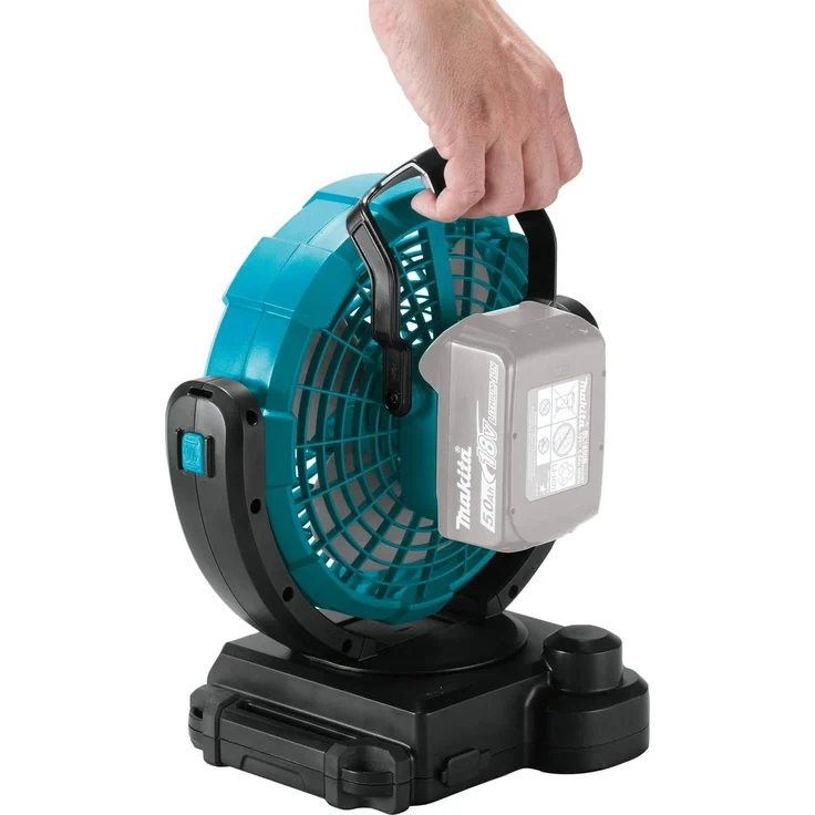 Makita DCF102Z Lüfter 18V (ohne Akku-ohne Ladegerät), 18 V, Blau – Bild 3