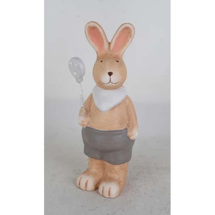 TrendLine Deko Hase 10 x 9 x 25,5 cm