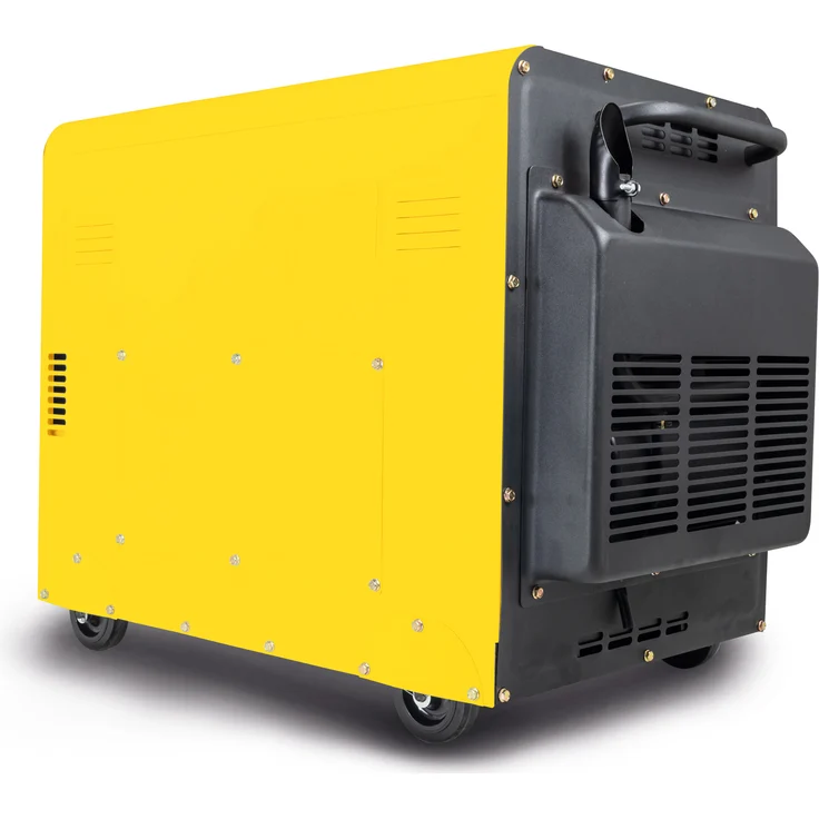 BAMATO Diesel Stromerzeuger BGE-5000D 3-phasig 230 V, 400 V Dauerleistung 1500 Watt (230 V) / 4400 Watt (400 V) Elektrostart bei 3/4 Last 1,61 Liter / Stunde 169 kg – Bild 4