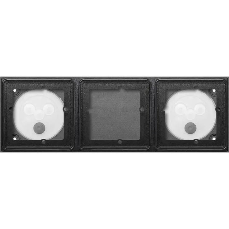 Gira 5503910 AP-Gehäuse 3 Module 1x3 System 106