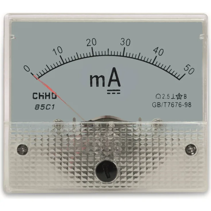 Einbau-Messinstrument, 0...50 mA-