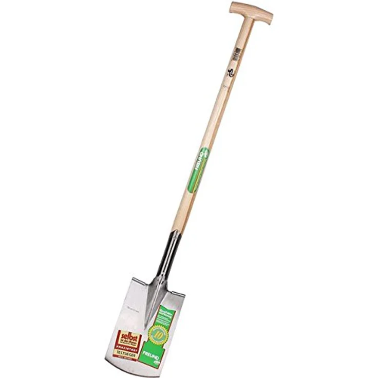 Freund-Victoria 69102 Gärtnerspaten, silber / braun, 20 x 18 x 114 cm – Bild 1