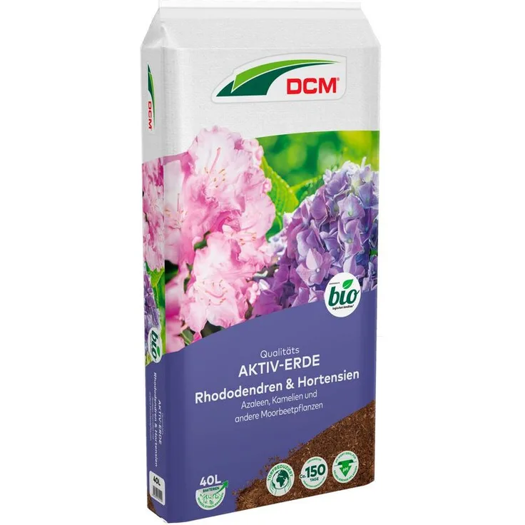 DCM Qualitäts Aktiv-Erde Rhododendren & Hortensien, 40 Liter - Cuxin