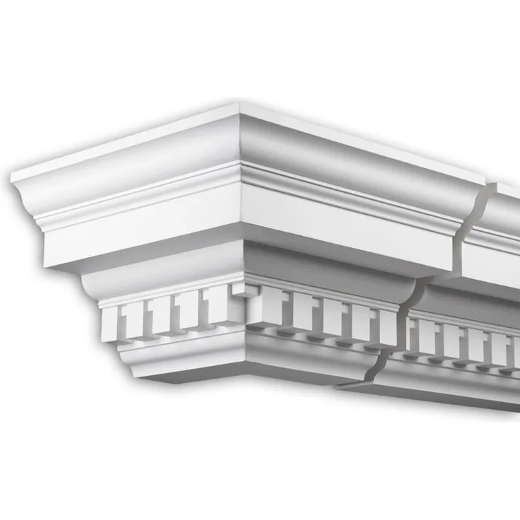 Außenwinkel 402211 Außenstuck Eckelement Fassadenelement Zeitloses Klassisches Design weiß