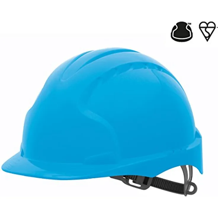 JSP aje030€“000€“500 Evo2 Sicherheit Helm mit Rutsch Ratsche, blau