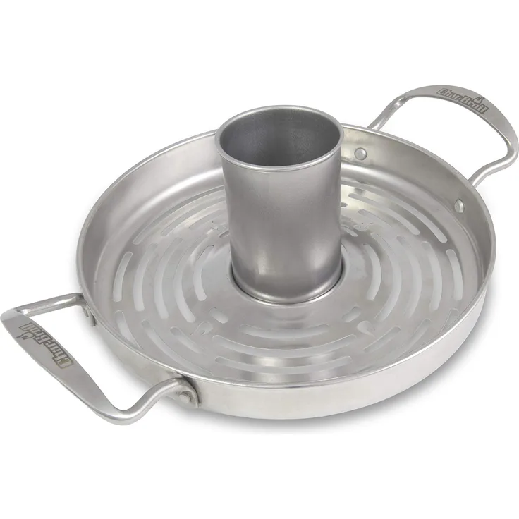 Char-Broil 140776-Brataufsatz für Bierdosen-Hähnchen Brataufsatz, Silber