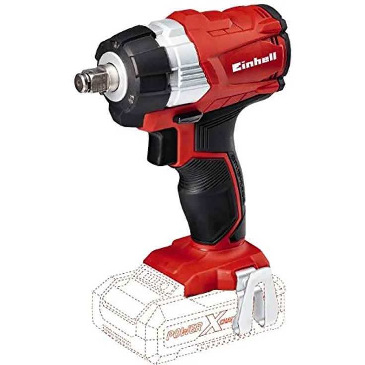 Einhell Akku Schlagschrauber TE-CW 18 Li BL Solo Power X-Change PXC (Lithium Ionen, 18 V, 215 Nm, LED Licht, Bit-Adapter zum Schrauben, ohne Akku und Ladegerät)