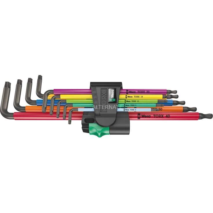 Wera 05024480001 967-9 TX XL 1 Winkelschlüsselsatz, lang, Mehrfarbig, 9-teilig – Bild 1