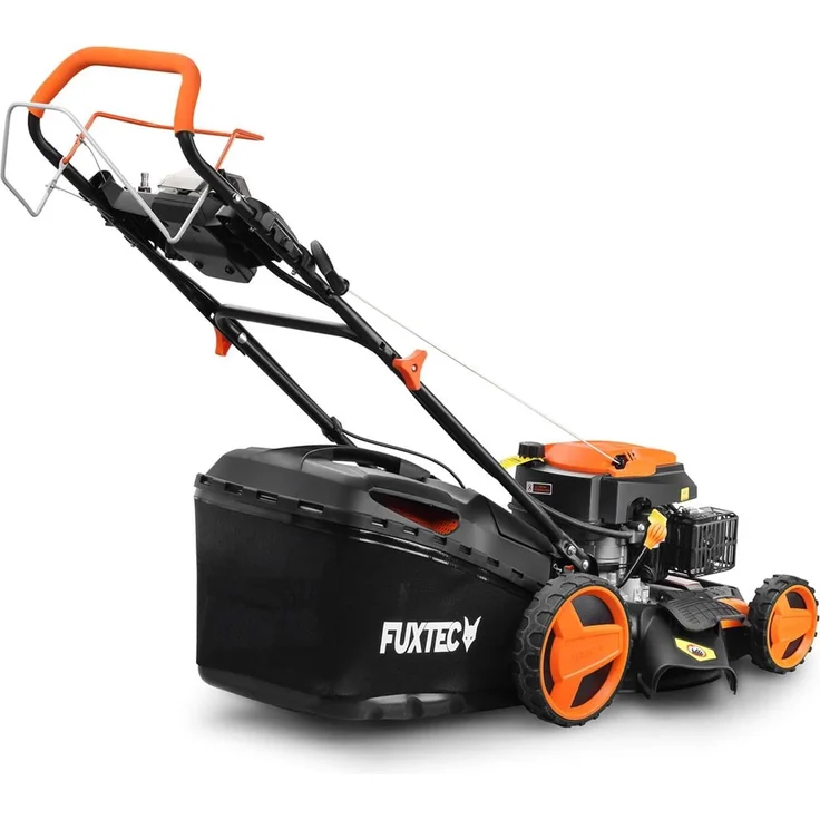 FUXTEC 4in1 Benzin Rasenmäher FX-RM5196eS - 51 cm Schnittbreite, Elektostarter, Radantrieb, Mulchfunktion, 7-stufige Schnitthöhenverstellung, 60L Fangkorb – Bild 6
