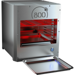 intergrill 800 Grad Oberhitze-Elektrogrill Pure XL Indoor Küche Steakgrill Hochleistungsgrill 16kg Oberhitzegrill Profi Qualität