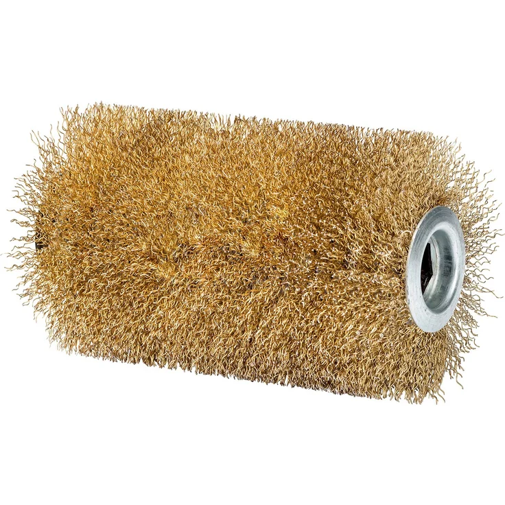 Gloria Steinbürste PRO | Zubehör für MultiBrush und PowerBrush | Robuste Pflastersteine und Steinplatten reinigen mittels Drahtbürste | 10 cm Durchmesser | 16,5 cm Breite – Bild 1