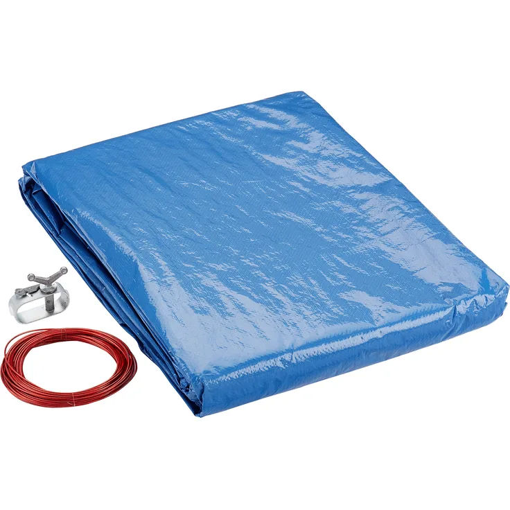 Marimex Abdeckplane für stahl oder frame pool 4,57 m Supreme, blau/schwarz, 457x457x0,1 cm, 10420005