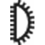 Pferd 11233207 Raspel für Holz halbrund Hieb 2 Holzraspel, Raspelhieb H2, Länge 200mm