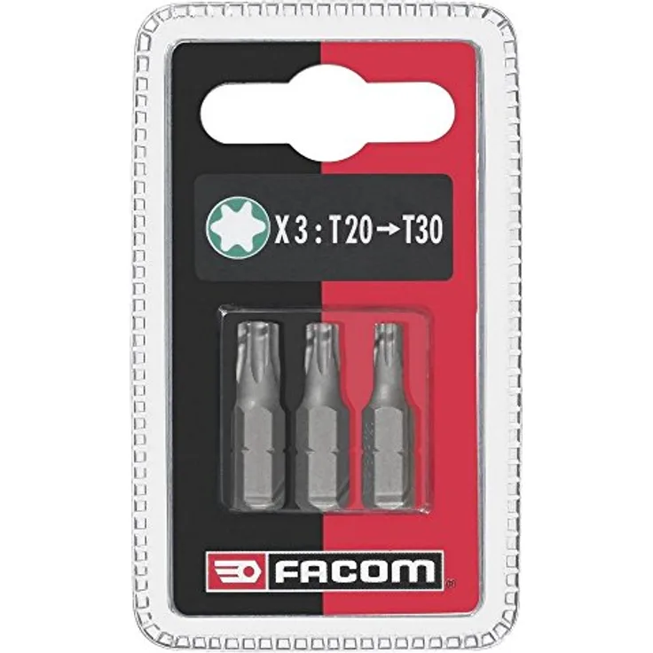 FACOM 3 Bits Set 25 mm T20-30, 1 Stück, EX12.J3