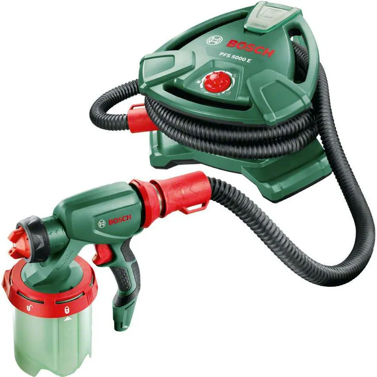 Bosch elektrisches Farbsprühsystem PFS 5000 E (1200 Watt, für Lack-Lasur-Wandfarbe, im Karton)