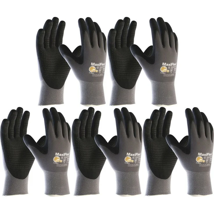 Handschuhe ATG Maxiflex Endurance 844 Arbeitshandschuh Größe 9 (L) | 5 Paar – Bild 1