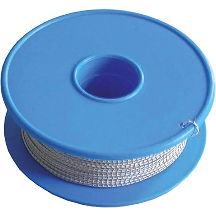 PROTEC.CLASS PKPDW100 Plombendraht weiss Kunststoff 100m