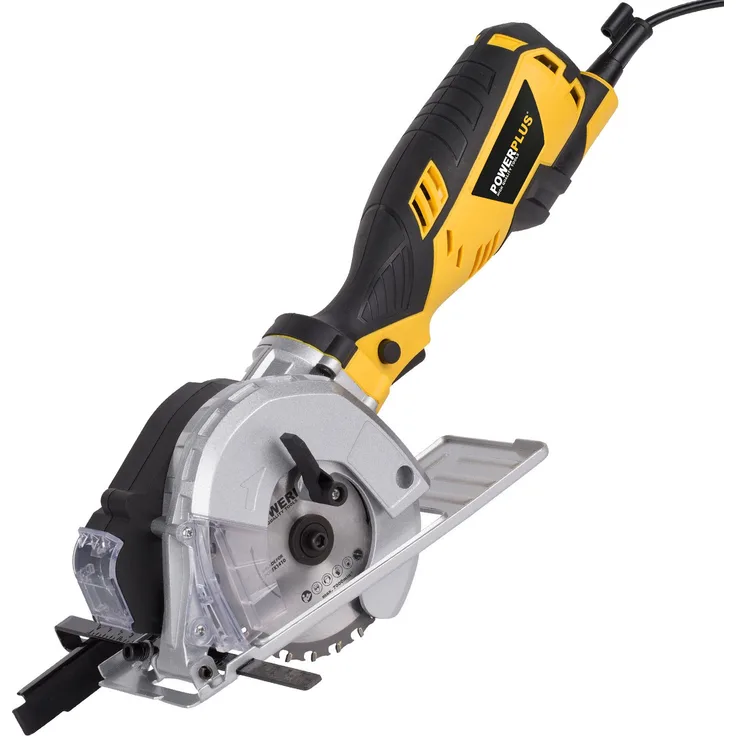 Powerplus POWX1410 Mini-Kettensäge aus Metall, 600 W, Gelb-Schwarz, 0