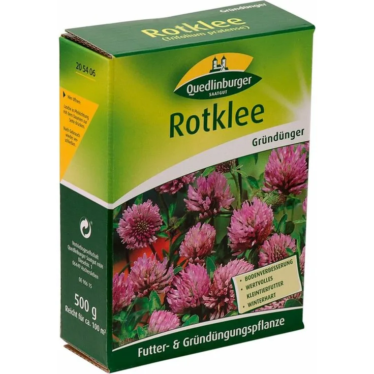 QUEDLINBURGER SAATGUT Quedlinburger Saatgut - Rotklee 500 g | Gründünger