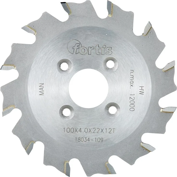 FORTIS HW Lamellen Nutfräser 100x4,0x22 Z12W