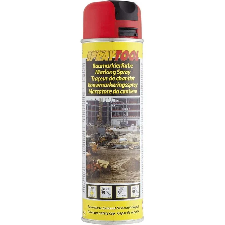 Dupli-Color Markierungsspray neonrot 500ml – Bild 1