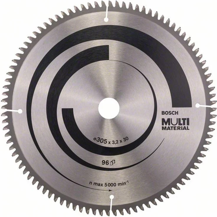 Bosch Professional Kreissägeblatt (für Multi Material, AußenØ: 305mm, Bohrung: 30mm, Zubehör für Kapp-, Tischkreissägen) – Bild 1