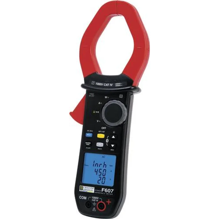 Chauvin Arnoux F607 Stromzange digital CAT IV 1000V Anzeige (Counts): 10000