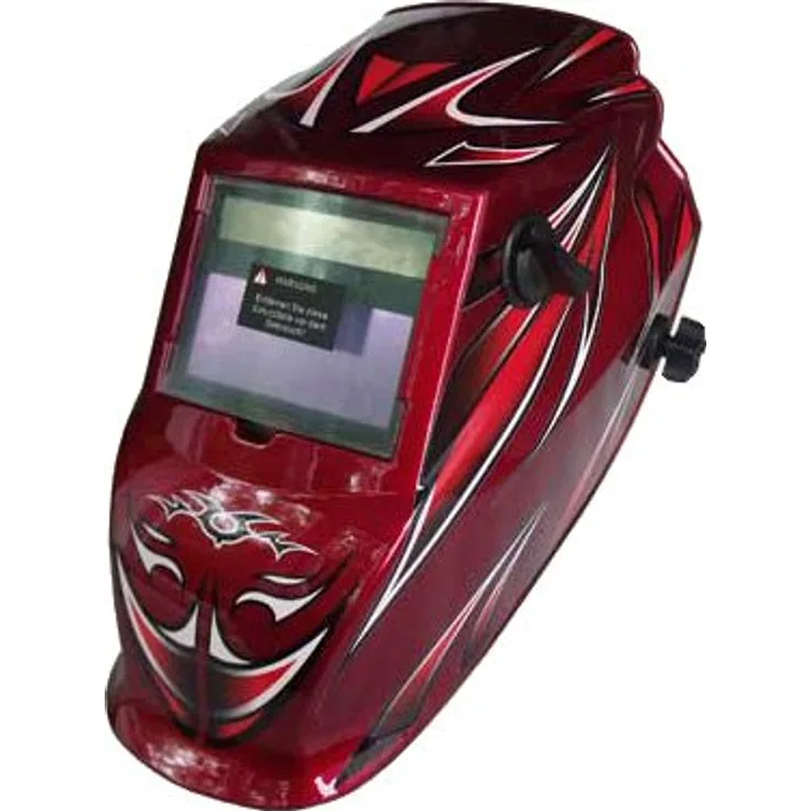 'Mauk Automatik Schweißhelm Serie ''''Premium'''' Modell, rot silber, 1767''