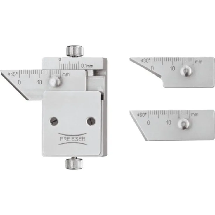 Helios Preisser Fasenmessgerät auswechselbarer Messschiene
