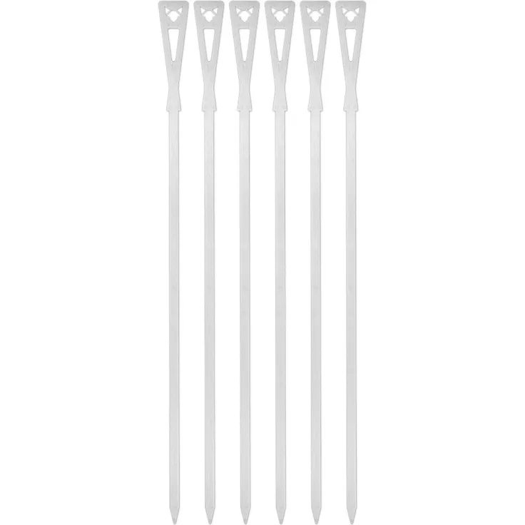 FENNEK Grillspieße-Schaschlikspieße Edelstahl L: 46,8cm 6er Set