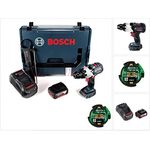 Bosch Professional GSR 18 V-85 C (1 x 6,0 Ah) mit Ladegerät, GCY 30-4 Connectivity Modul in L-Boxx