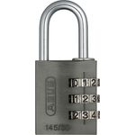 ABUS Aluminium-Zahlenschloss 145-30, titanium, 46622