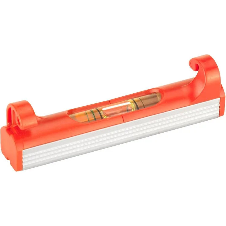 Connex Schnur-Wasserwaage 70 mm - 1 Libelle - 2 % Gefälle ablesbar - Leichte Bauweise & Kompaktes Design - Zum Einhängen in Richtschnüre - Schnurlinien-Wasserwaage - Schnurwaage - COXT743000