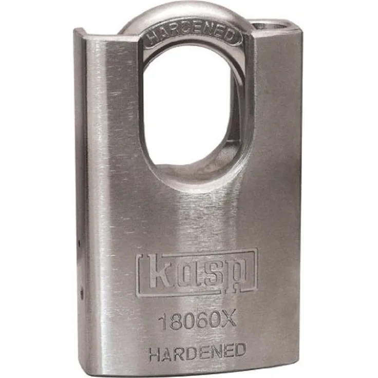 Kasp Stahlschloss, 60 mm mit Bügelschutz, K18060XD