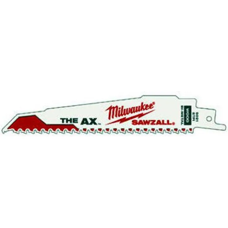 Milwaukee Super Sawzall Blade Säbelsägeblatt 48005021 (5) 150 x 5 mm THE AX