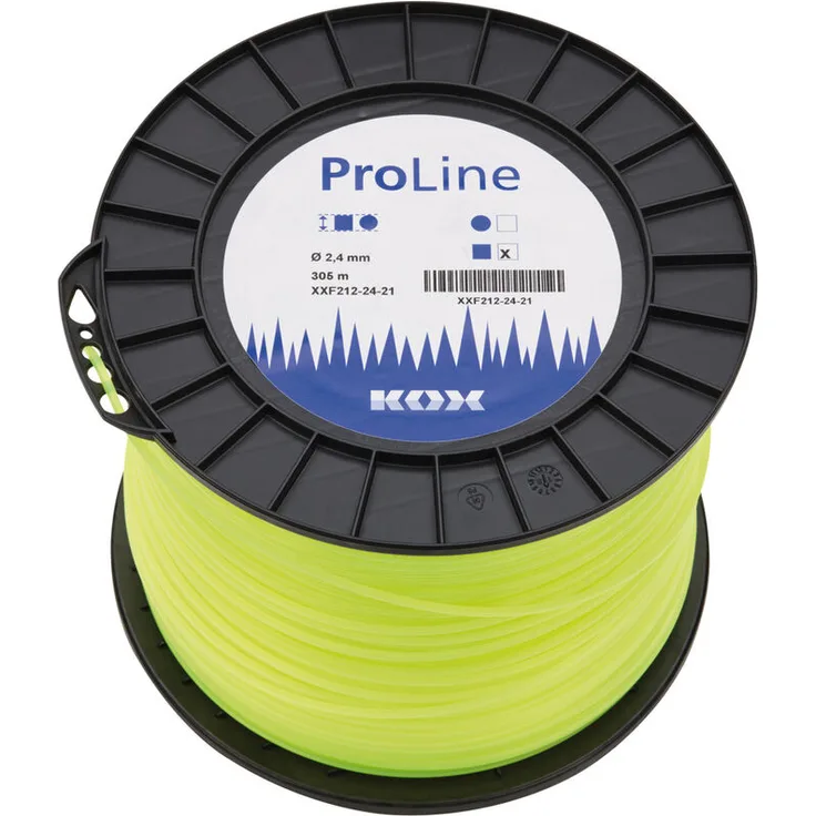 Pro-Line Freischneidefaden quadratisch, Dicke: 2,4 mm, Länge: 305 m - KOX