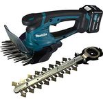 Makita UM600DSMEX Akku-Gras-/Strauchschere, CXT 12Vmax, Schnittbreite 16 cm, mit Akku und Ladegerät