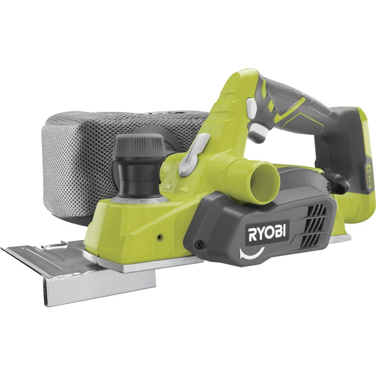 Ryobi 18 V, Hobelbreite 82 mm, mit Absaugsystem, mit 2m-Hobel-Wendemesser, ohne Akku und Ladegerät R18PL-0, 200 W – Bild 1