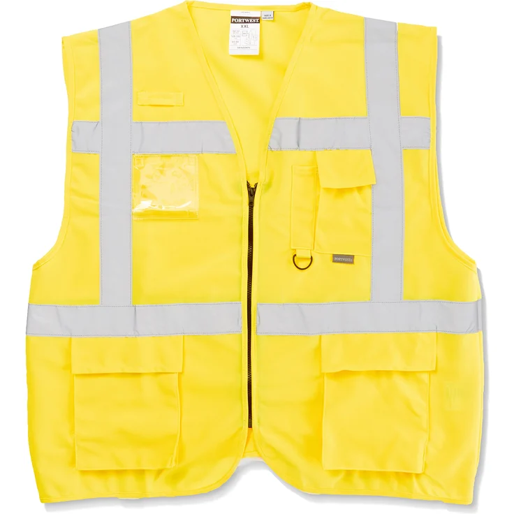 Portwest S476YERL Hi-Vis Weste, gelb, L – Bild 1
