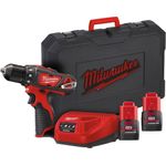 Milwaukee M12 BDD-1.5 Ah 152C Akku-Bohrschrauber u. Transportkoffer