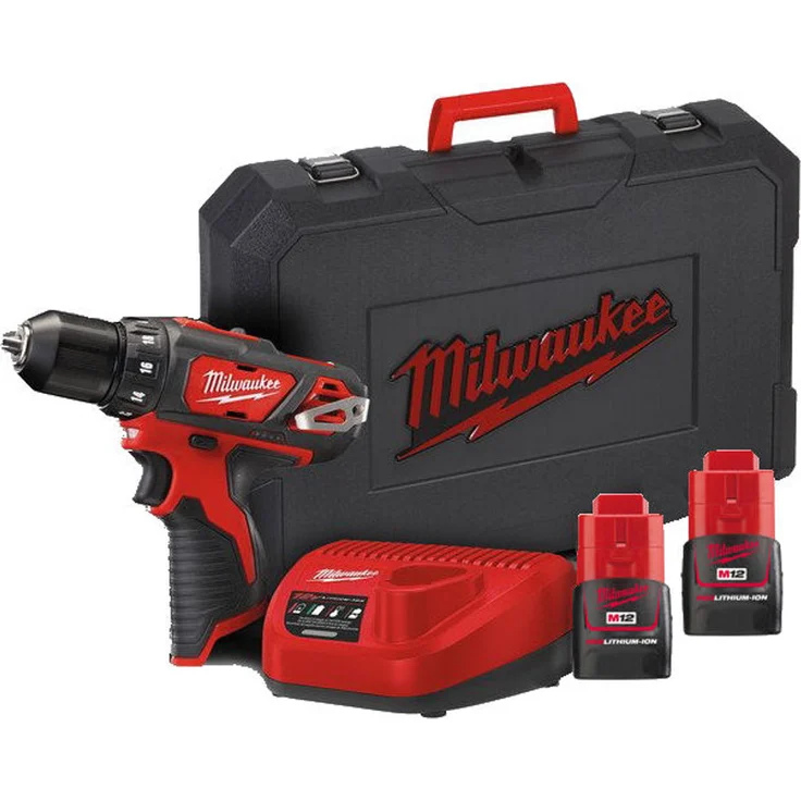 Milwaukee M12 BDD-1.5 Ah 152C Akku-Bohrschrauber u. Transportkoffer – Bild 1