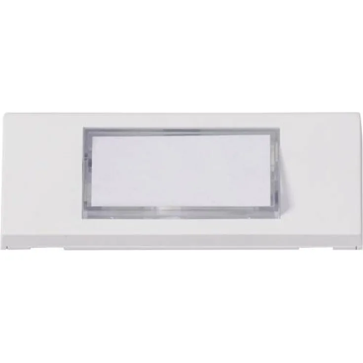 Heidemann 70049 Klingelplatte mit Namensschild 1fach Weiß 24 V 1A