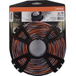 STIHL 00009304304 CF3 Pro Mähfäden kreuzförmig mit Carbonanteil, orange
