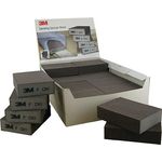 3M 63199 Schleifschwamm, 68 mm x 100 mm x 26 mm, Medium (24-er Pack)