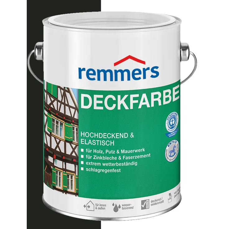 Remmers - Remmers Deckfarbe Tabakbraun 5 L - braun