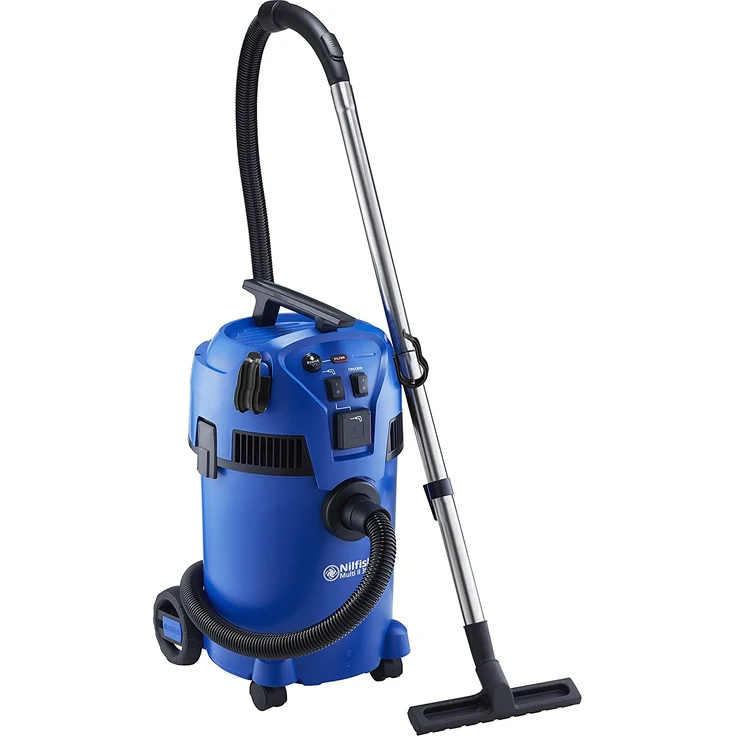 Nilfisk Multi II 30 T EU 18451552Nass-Trockensauger, für die Reinigung im Innen- & Außenbereich, 30 Liter Fassungsvermögen, 1400 W Eingangsleistung (blau) beutellos 30 Liter – Bild 1