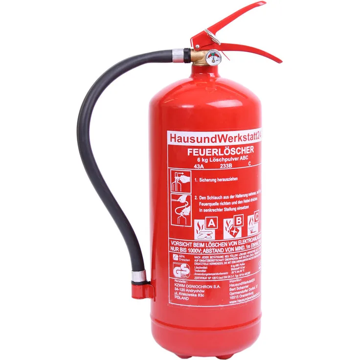 Feuerlöscher Pulver GP-6 x ABC 6 kg 10 LE 