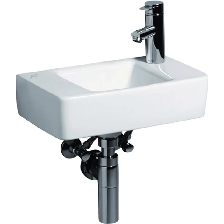 Handwaschbecken »Renova Plan«, Breite: 40 cm, eckig